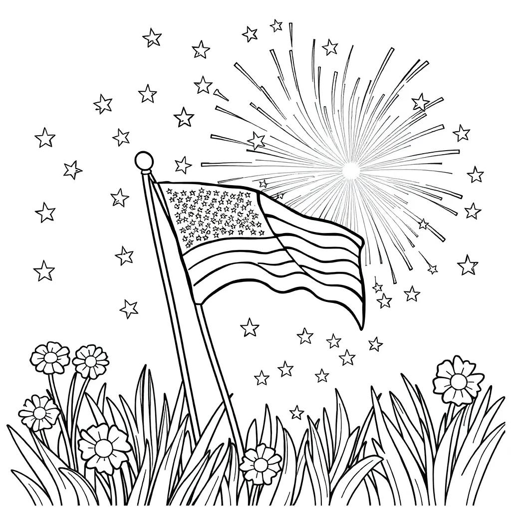 4th Of July Coloring Pages Free