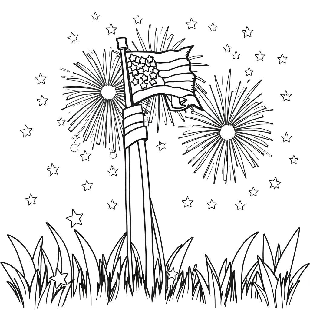 4th Of July Coloring Pages For Kids