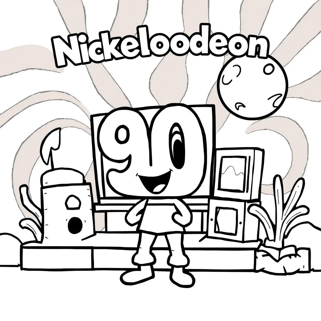 90s Nickelodeon Coloring Pages