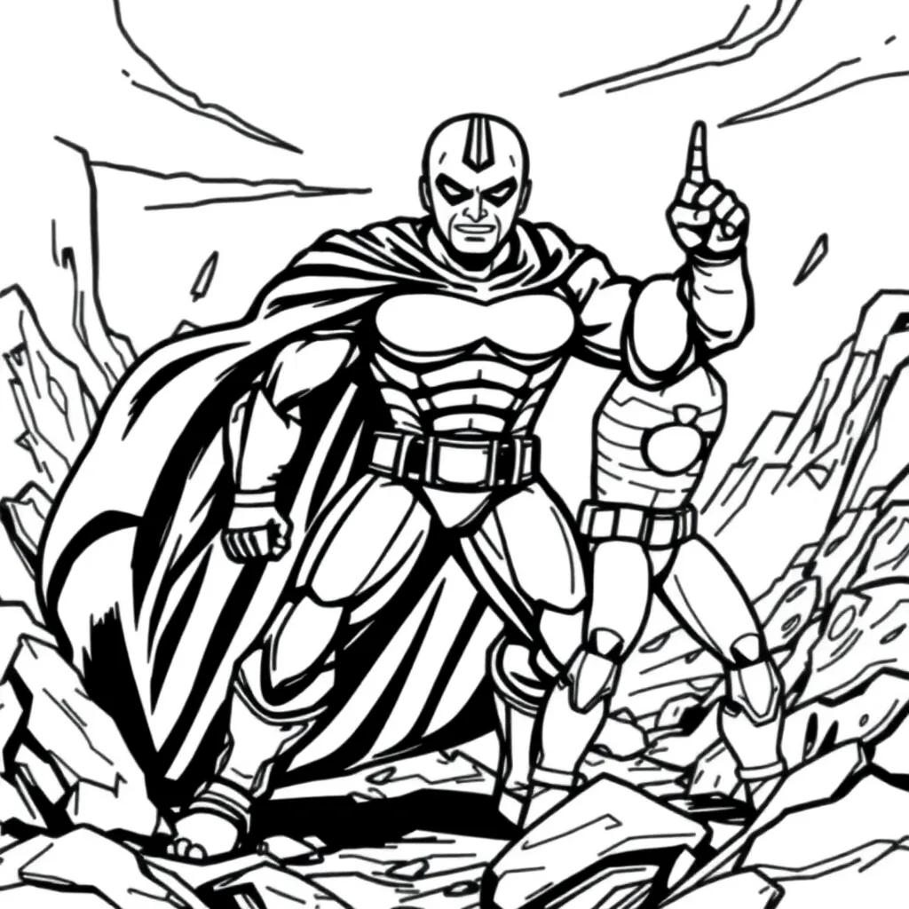 Action Pack Coloring Pages