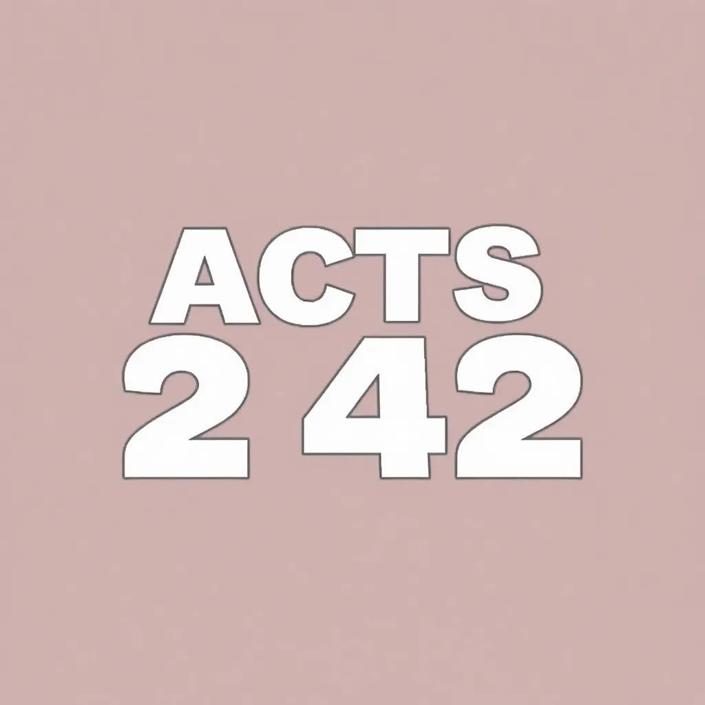 Acts 2 42 Coloring Page