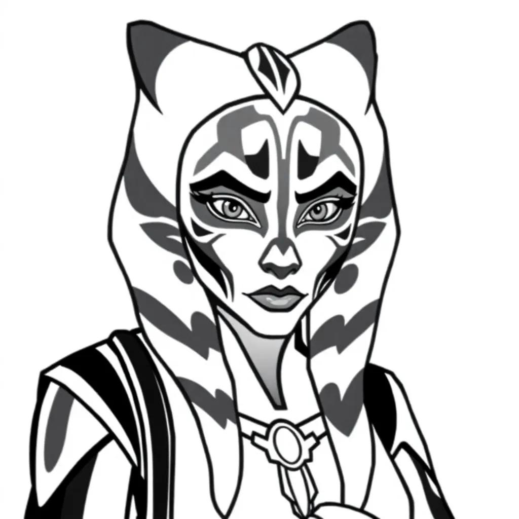 Ahsoka Tano Coloring Pages