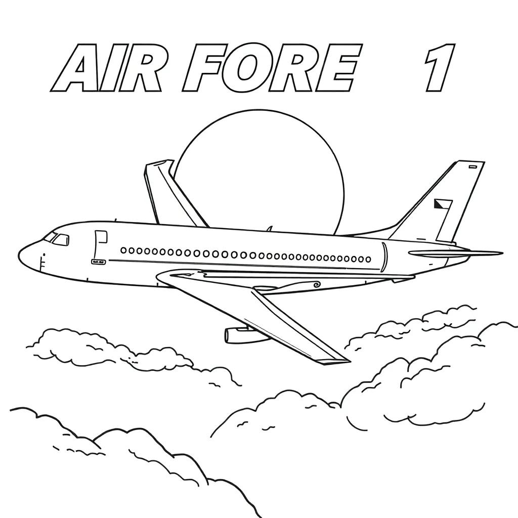Air Force 1 Coloring Pages