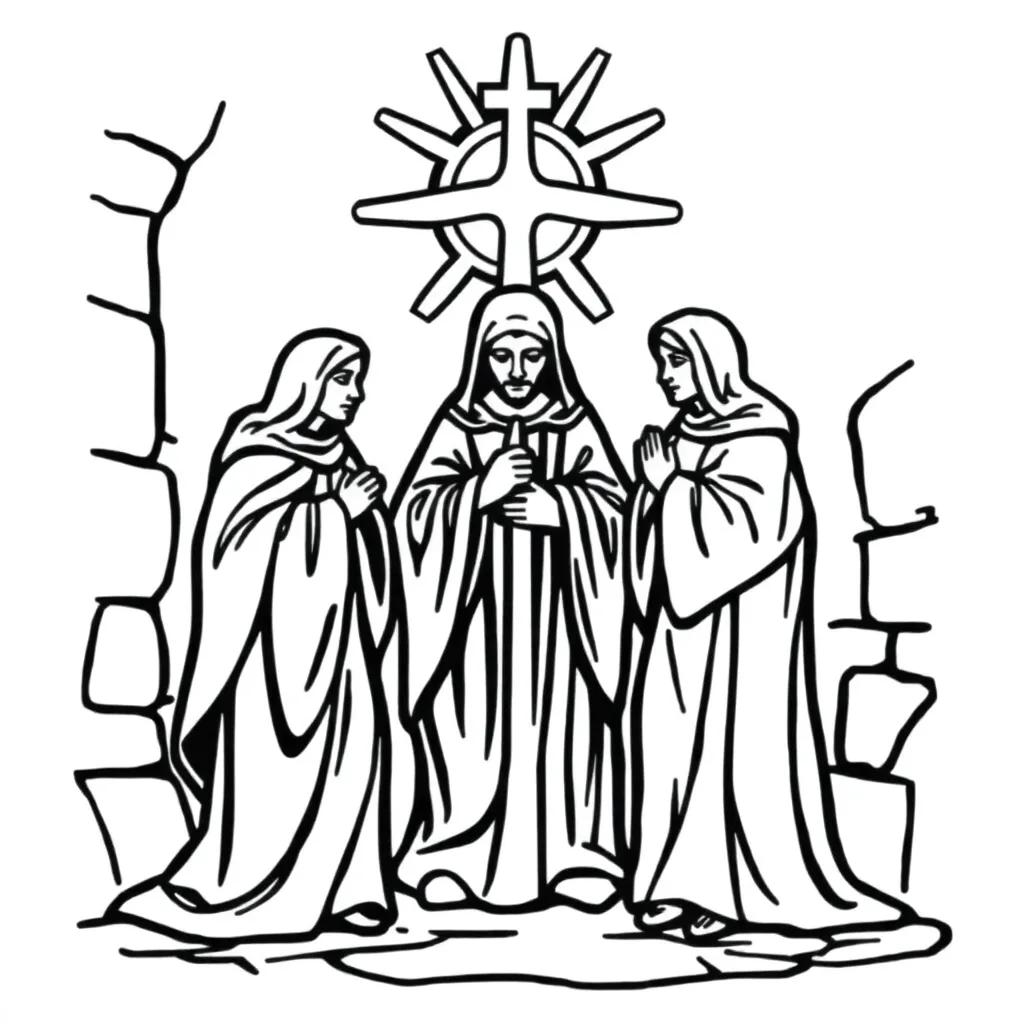 All Saints Coloring Page