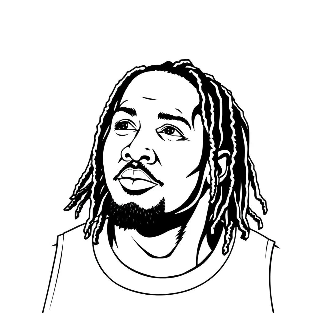 Allen Iverson Coloring Pages Allen Iverson Coloring Pages