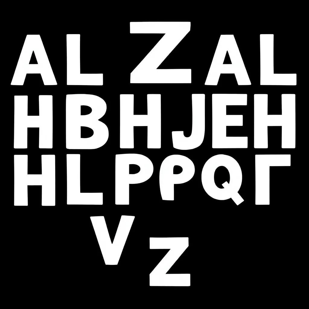 Alphabet Coloring Pages A-Z