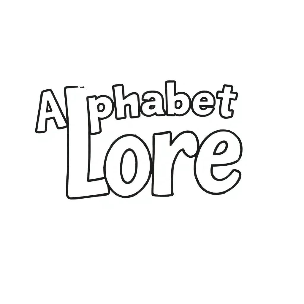 Alphabet Lore Coloring Page