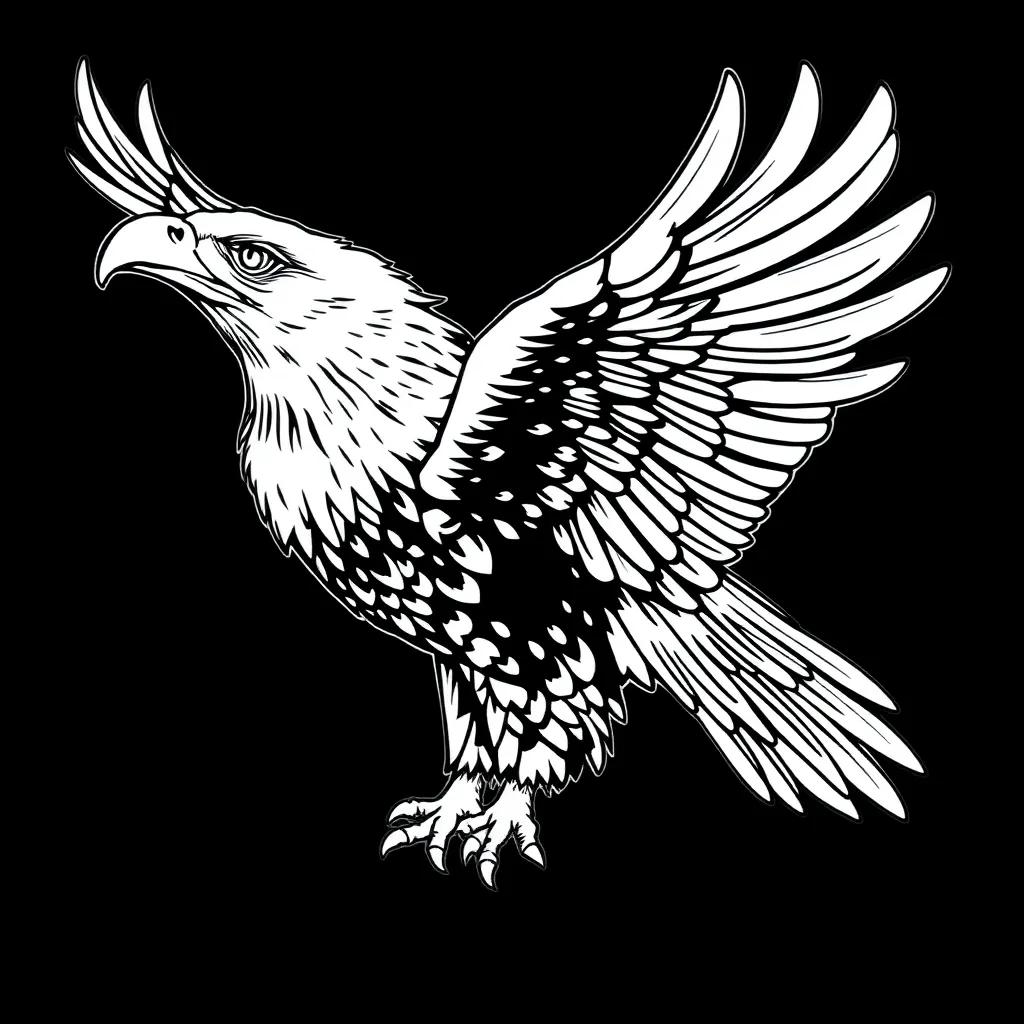 American Eagle Coloring Page