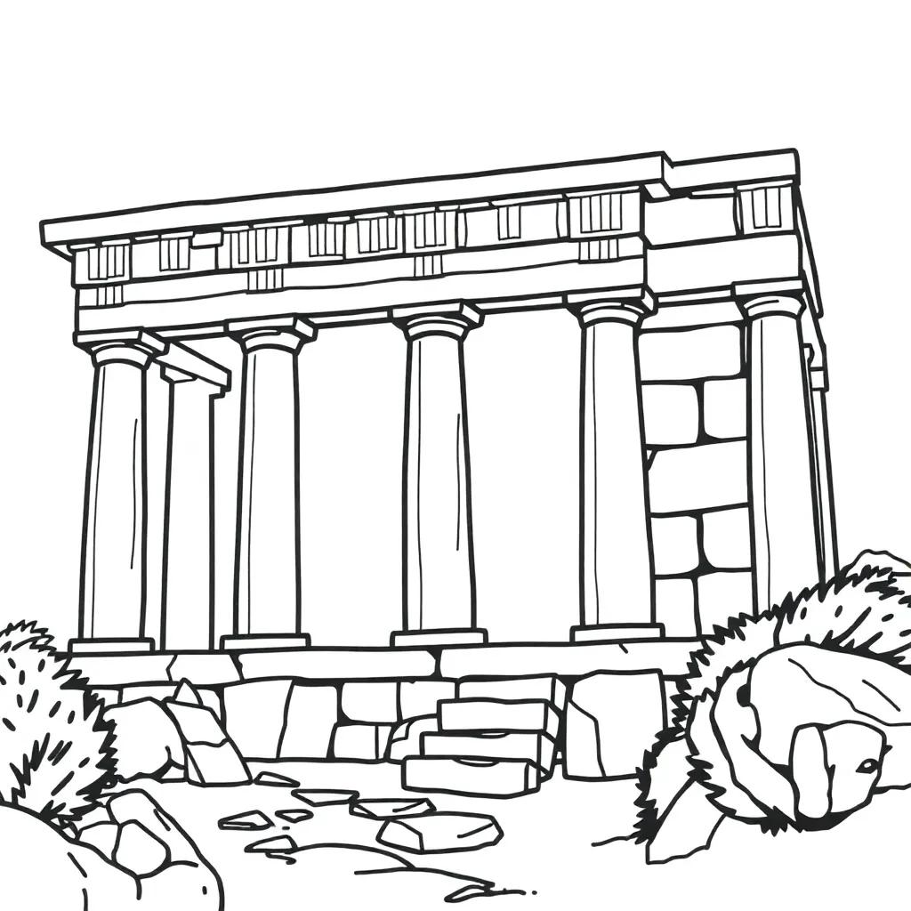 Ancient Greece Coloring Pages