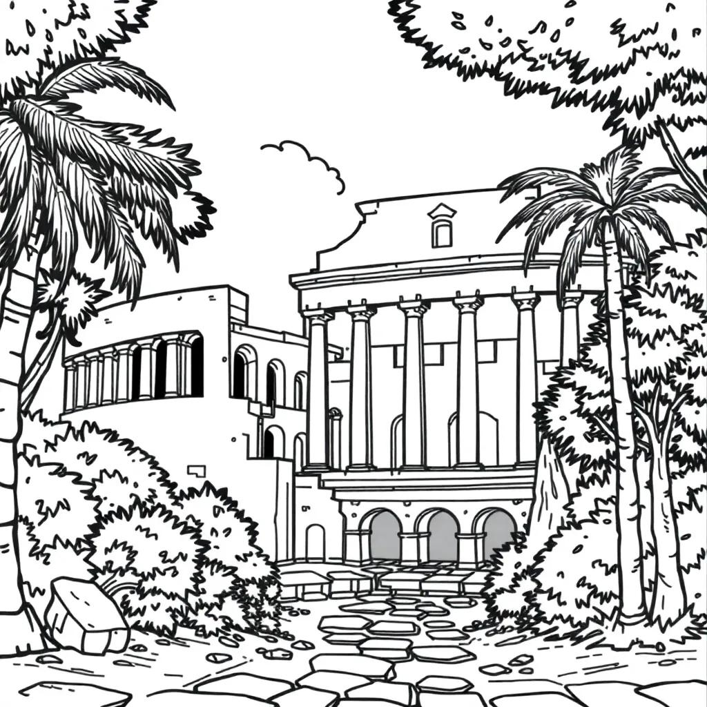 Ancient Rome Coloring Pages
