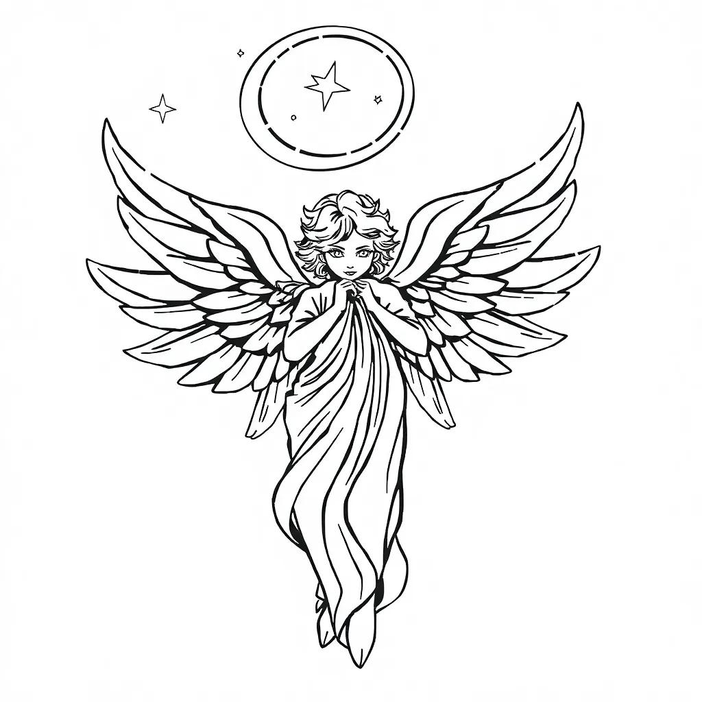 Angel Printable Coloring Pages