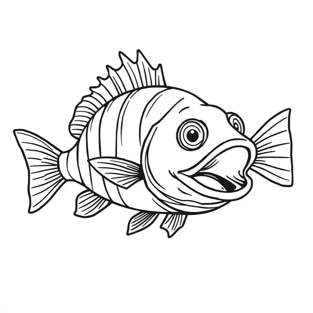 Angler Fish Coloring Page