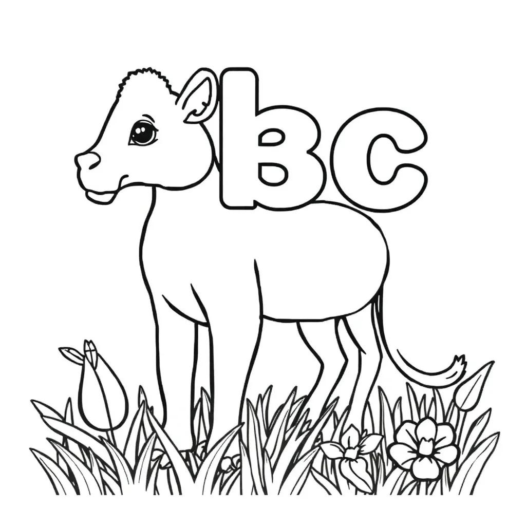 Animal Abc Coloring Pages