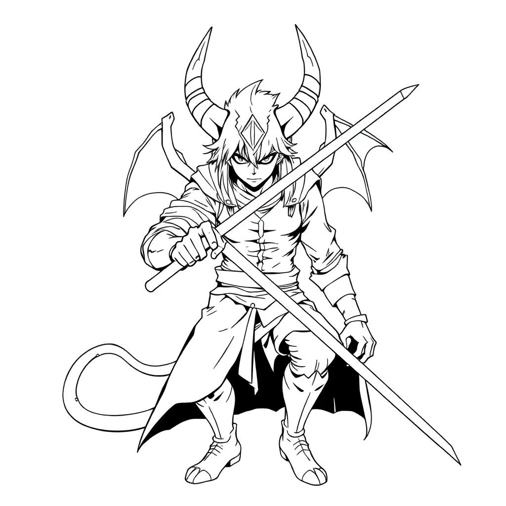 Anime Coloring Pages Demon Slayer
