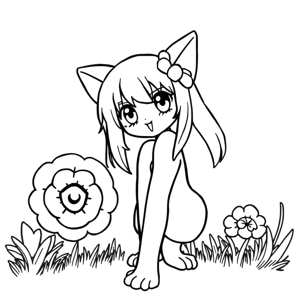 Anime Coloring Pages Free Printable