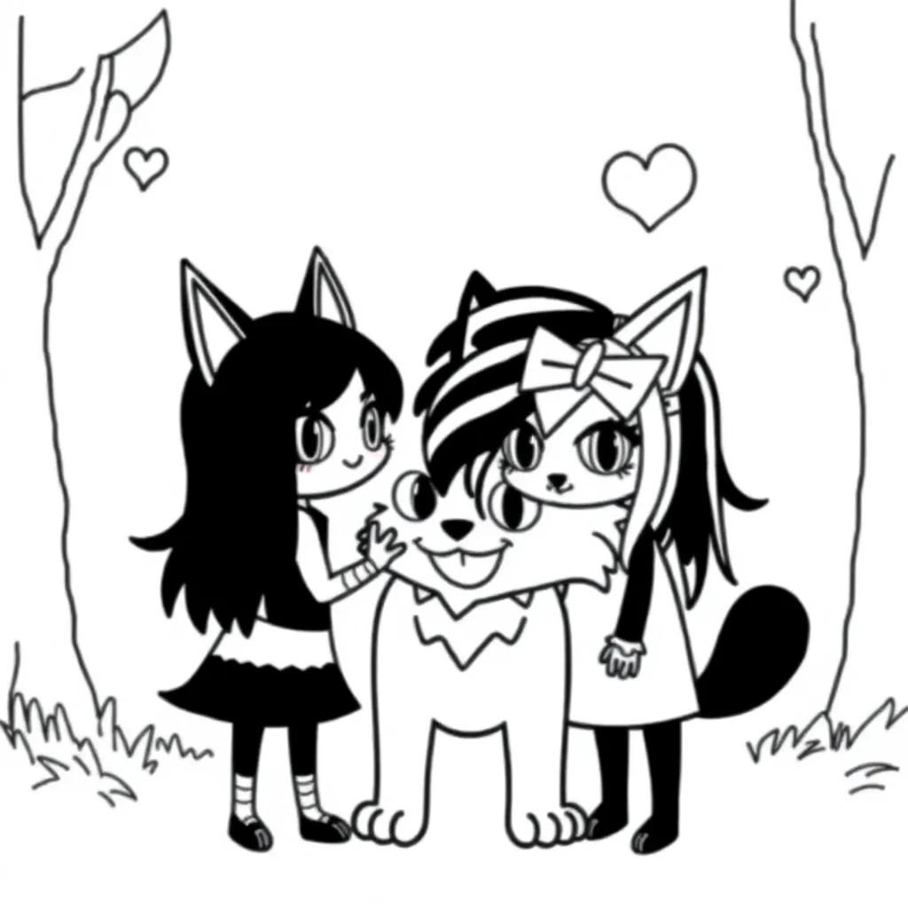 Aphmau And Friends Coloring Pages