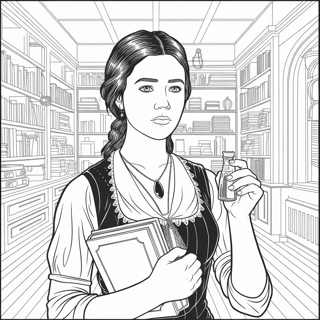 The Apothecary Diaries Coloring Pages