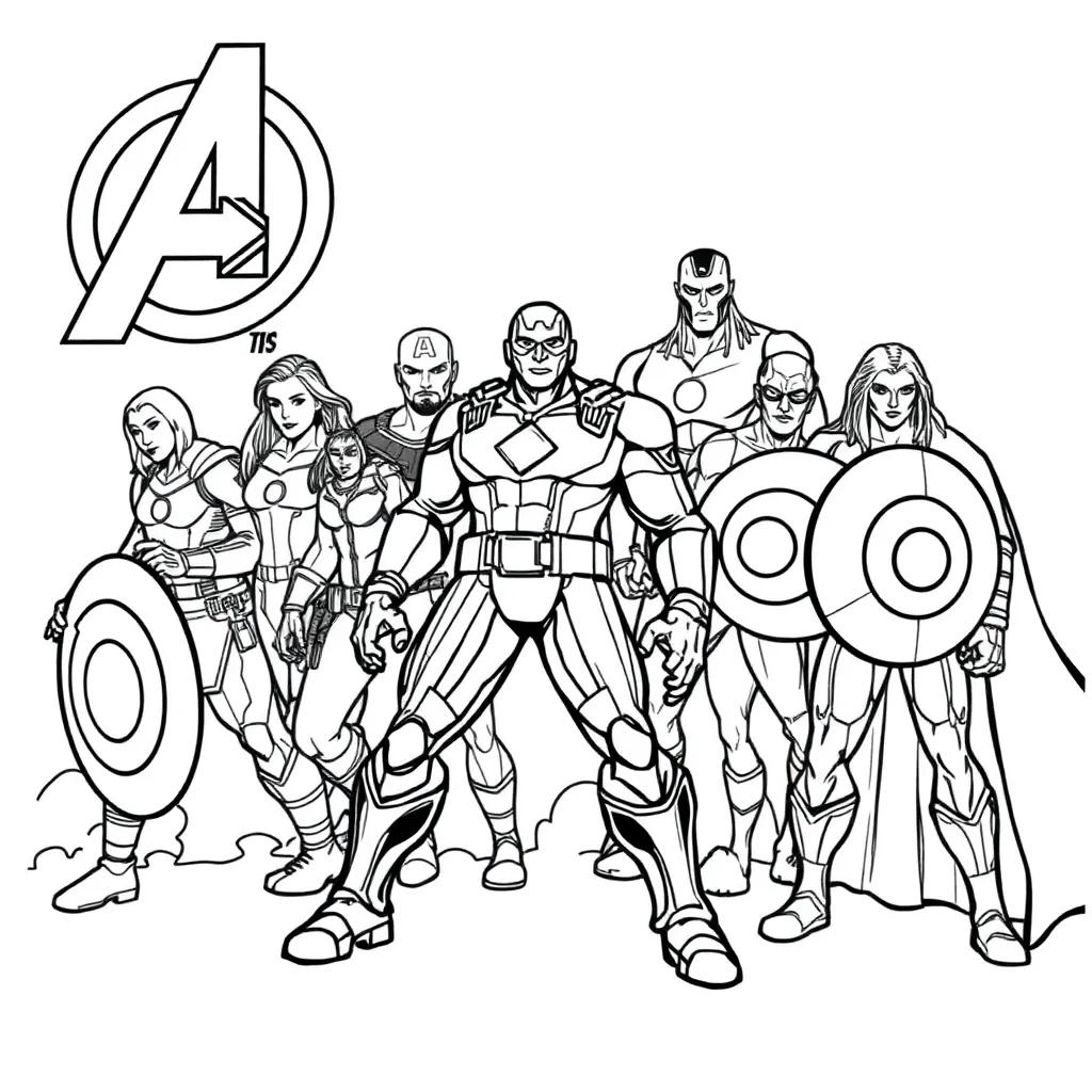Avengers Printables Coloring Pages