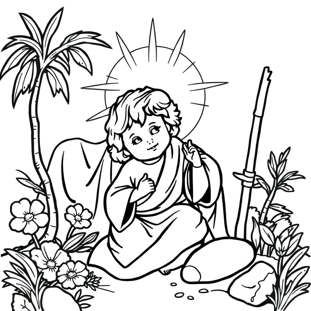 Baby Jesus Coloring Pages