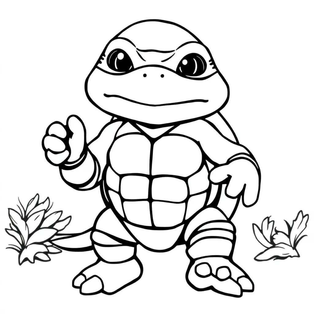 Baby Tmnt Coloring Pages