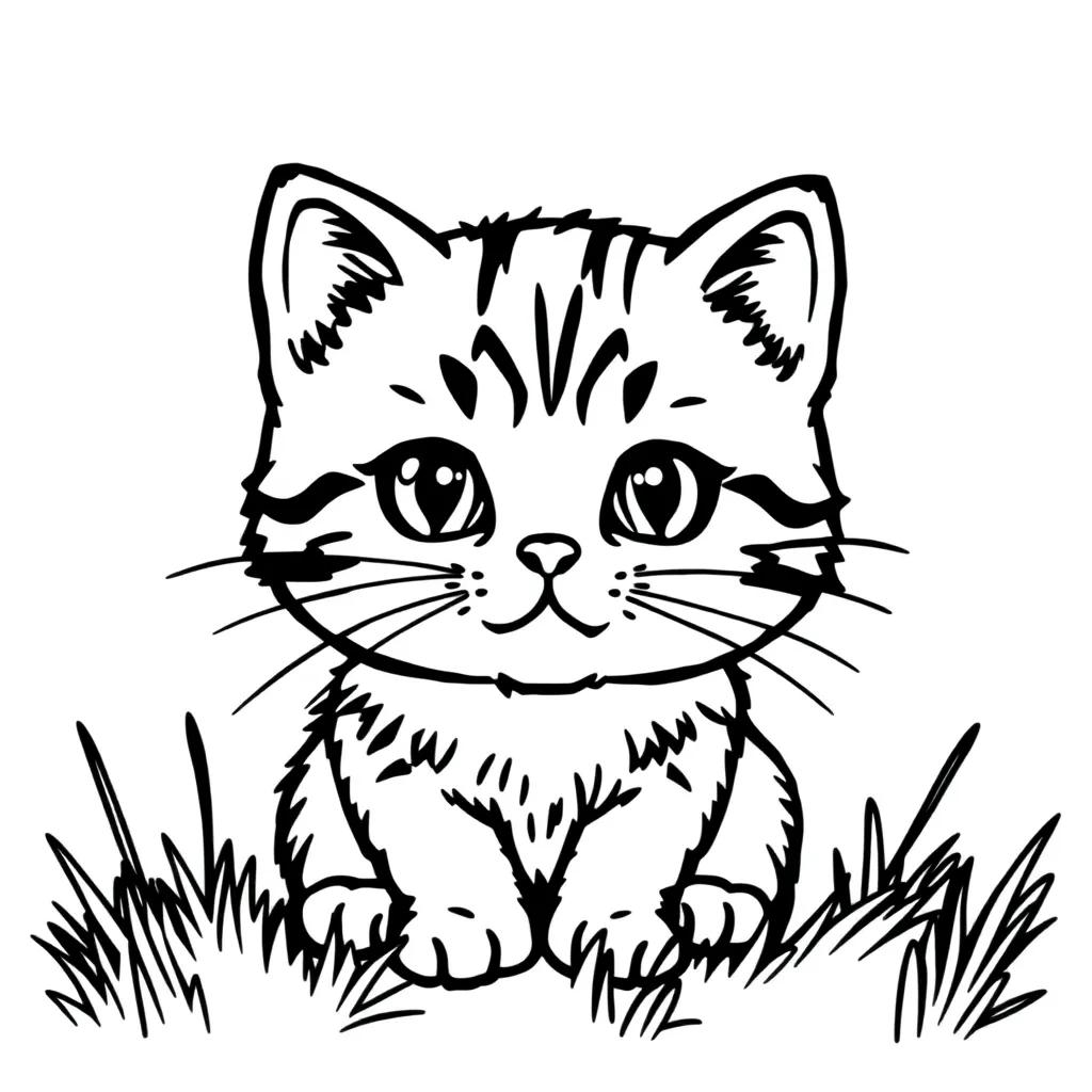 Bad Kitty Coloring Pages