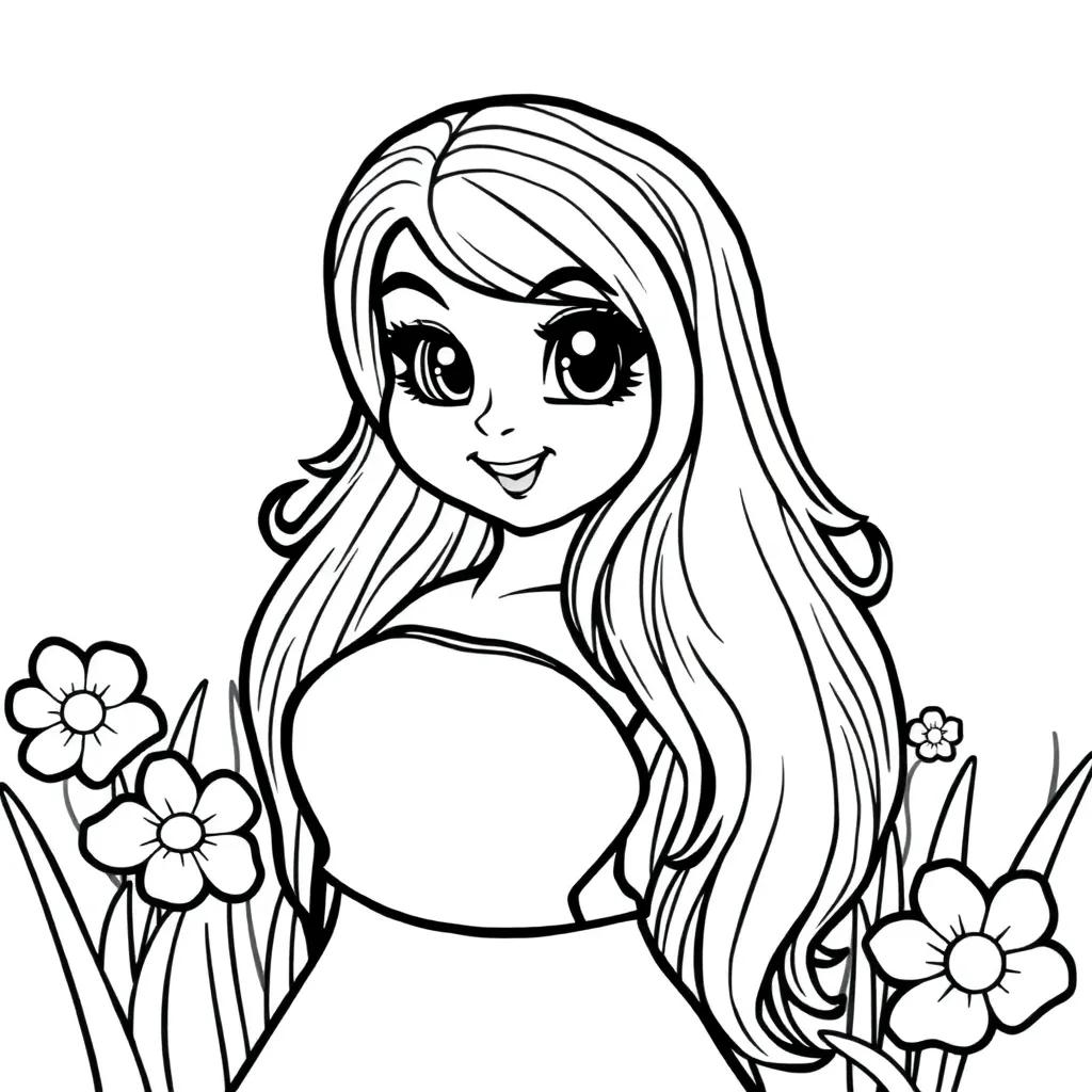 Baddie Coloring Pages Printable