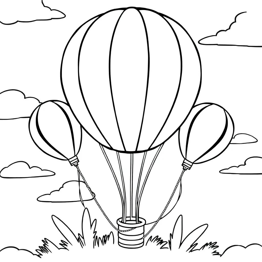 Balloon Coloring Pages Printable