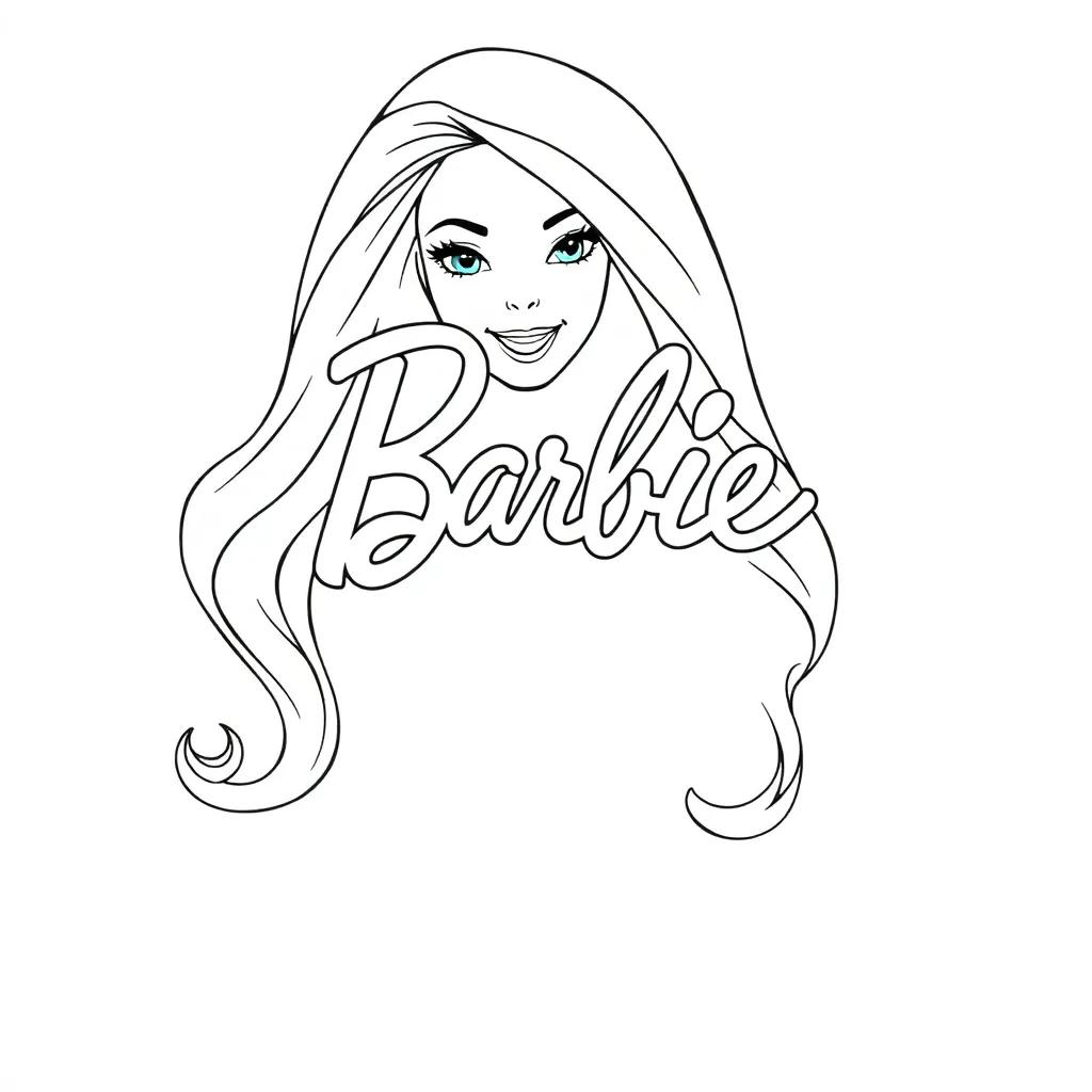 Barbie Coloring Pages For Kids