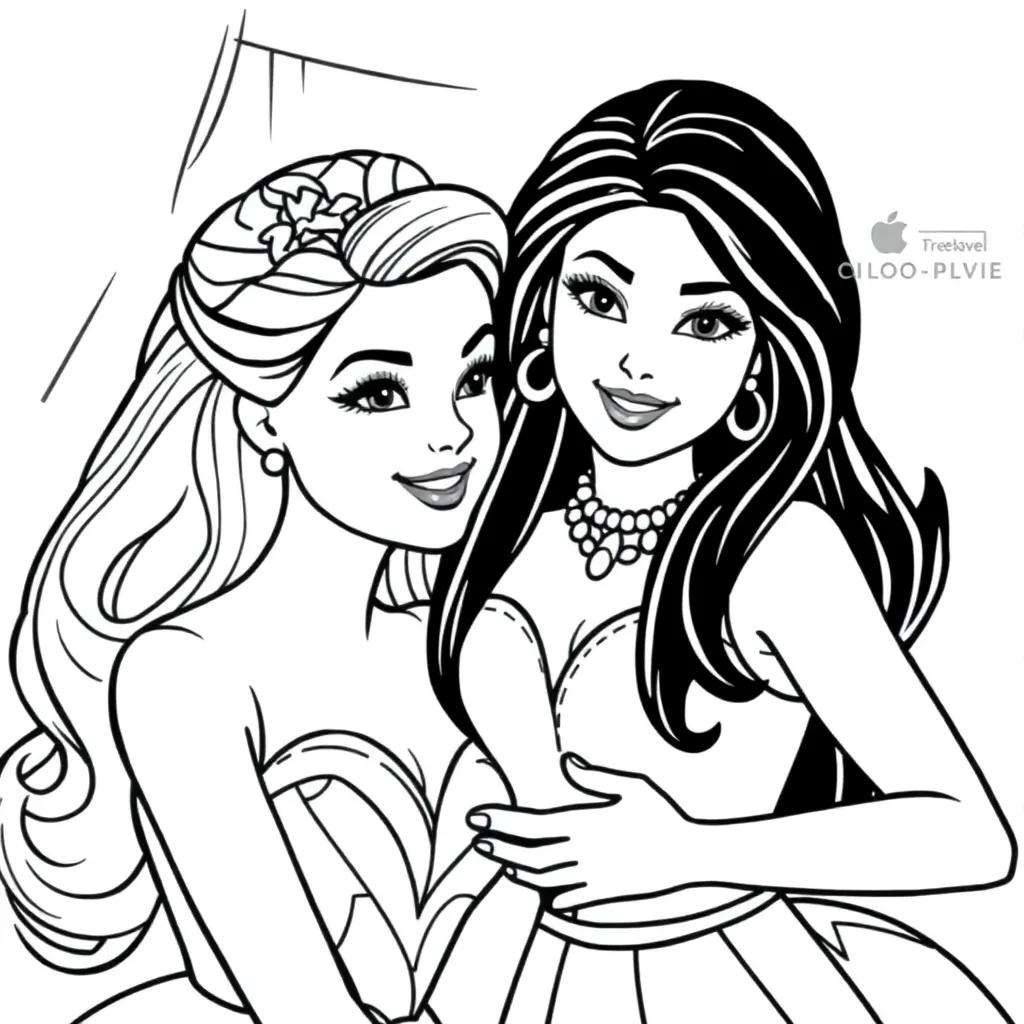Barbie Movie Coloring Pages