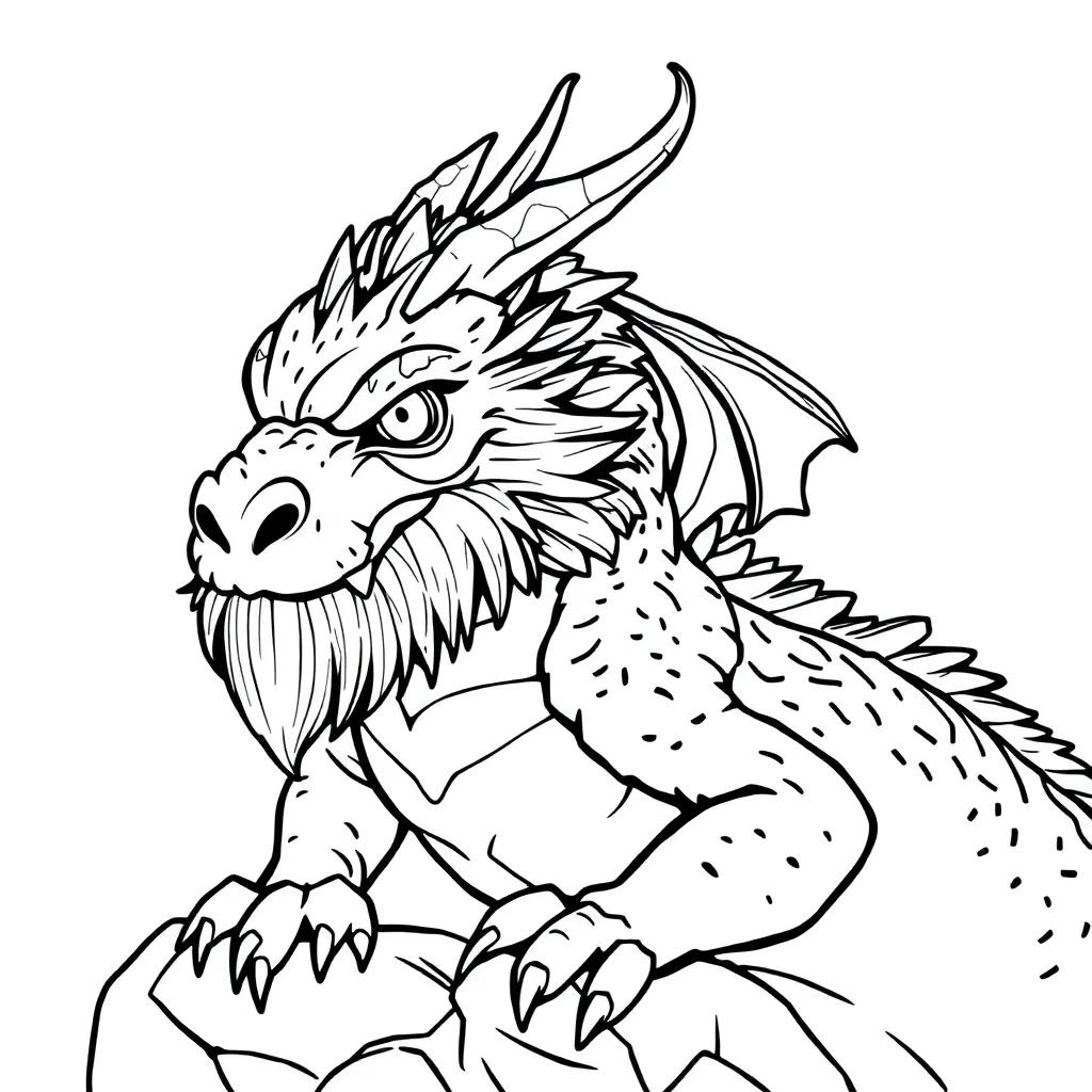 Bearded Dragon Coloring Pages