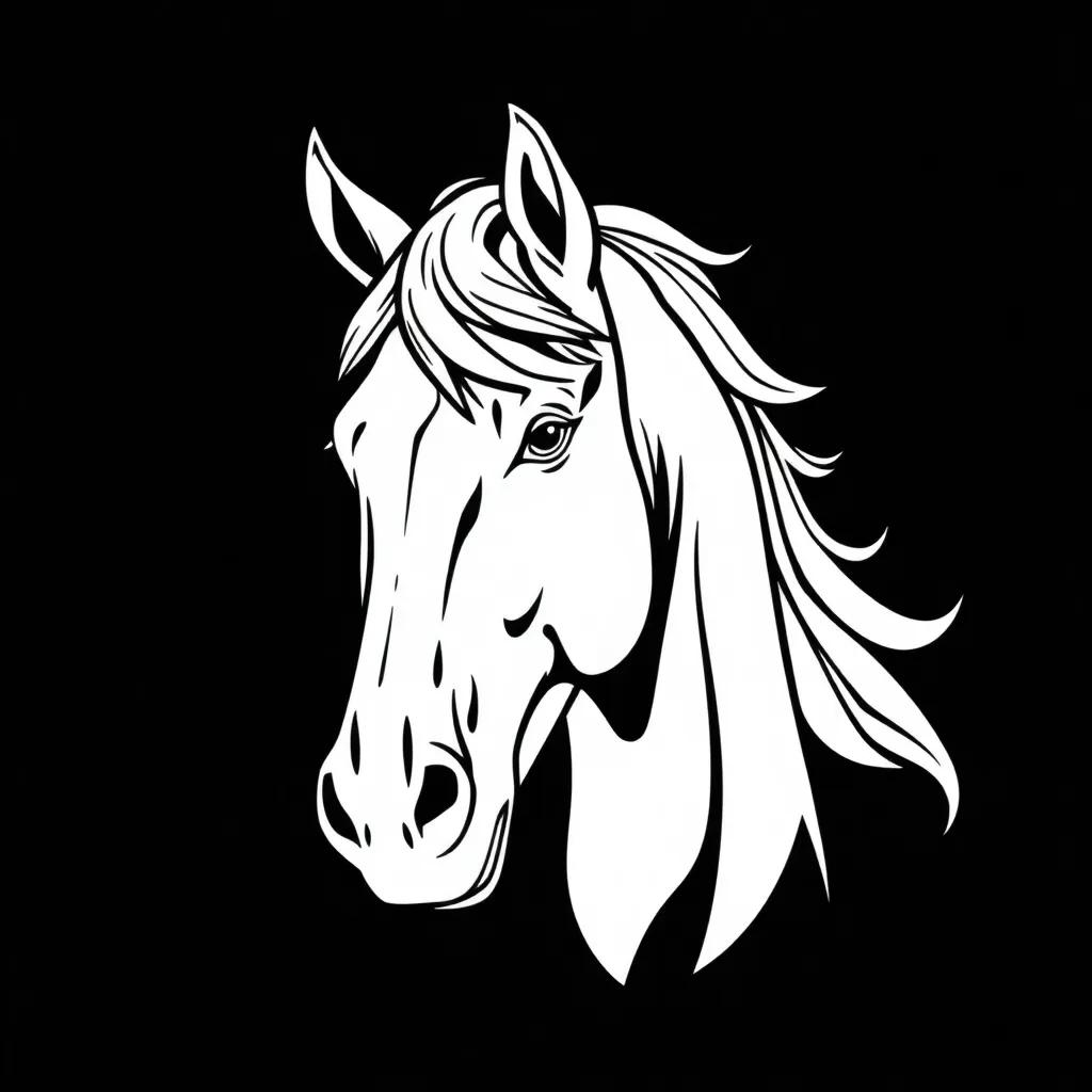 Beautiful Horse Coloring Pages For Adults