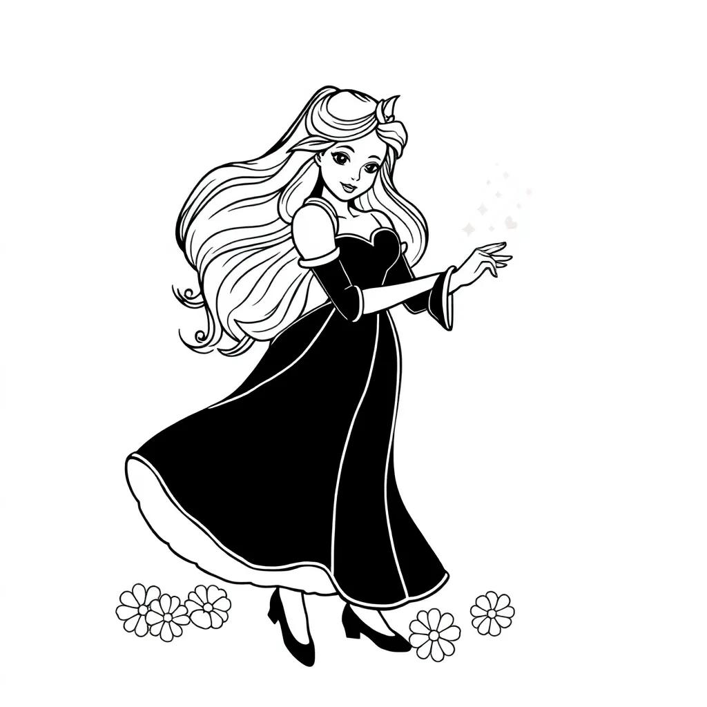 Belle Coloring Pages Printable