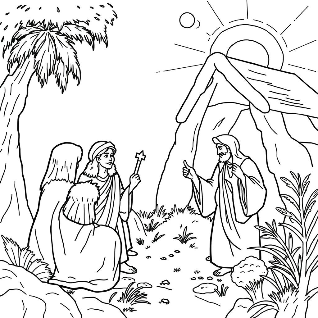 Bible Story Color Pages