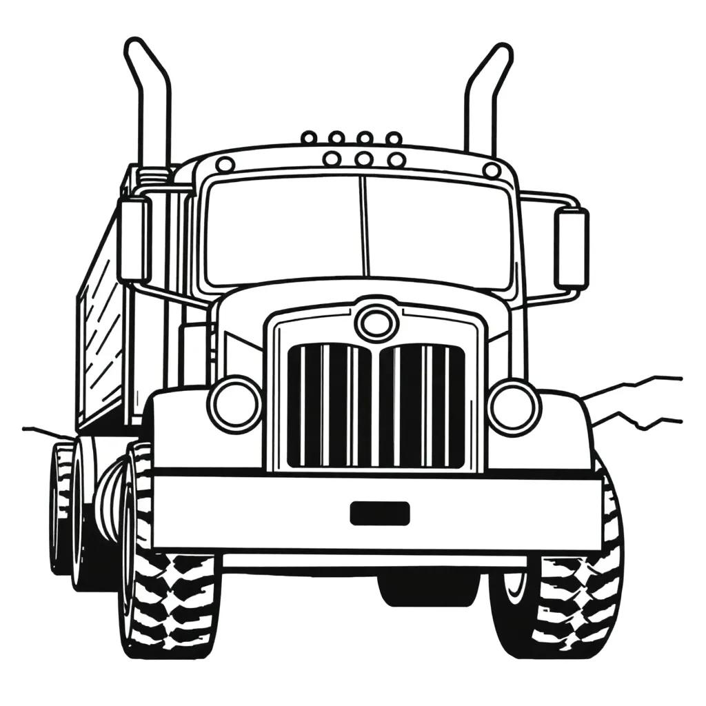 Big Rig Coloring Pages
