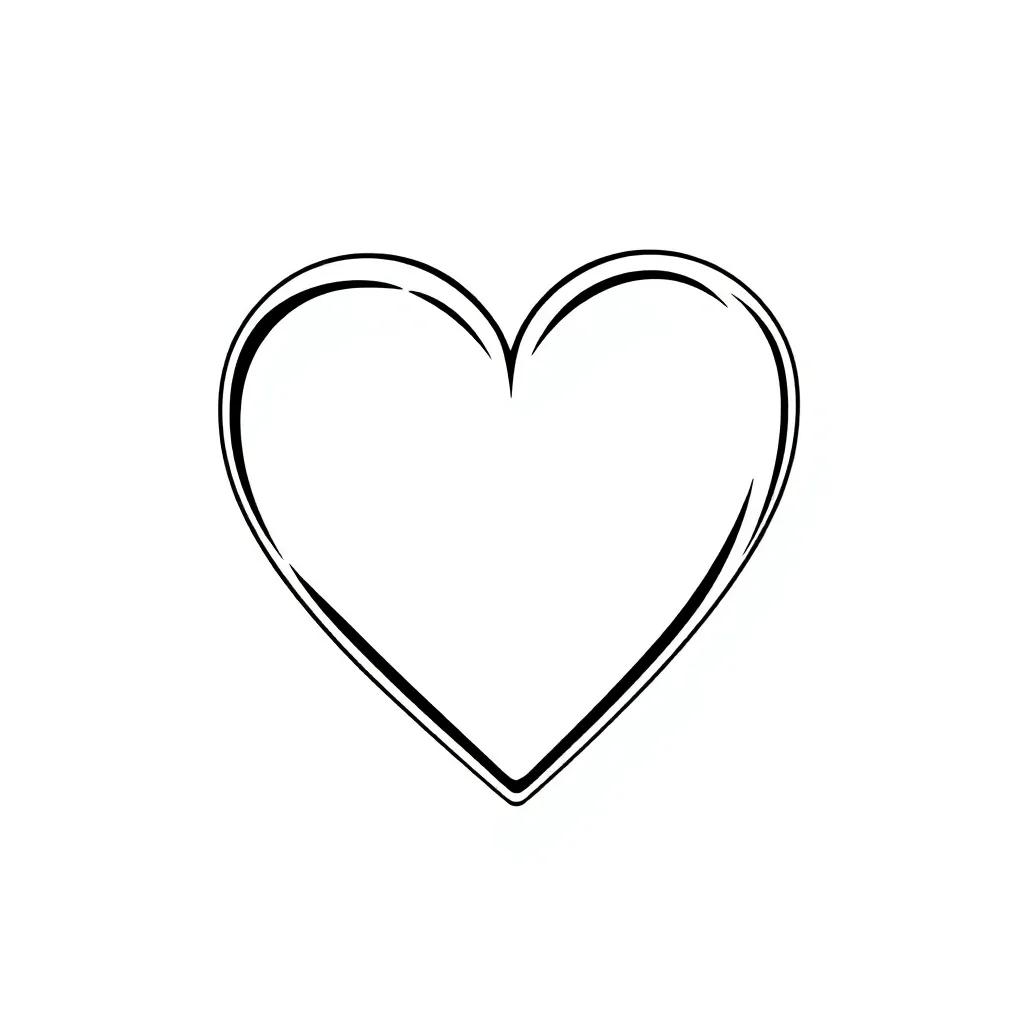 Big Heart Coloring Pages