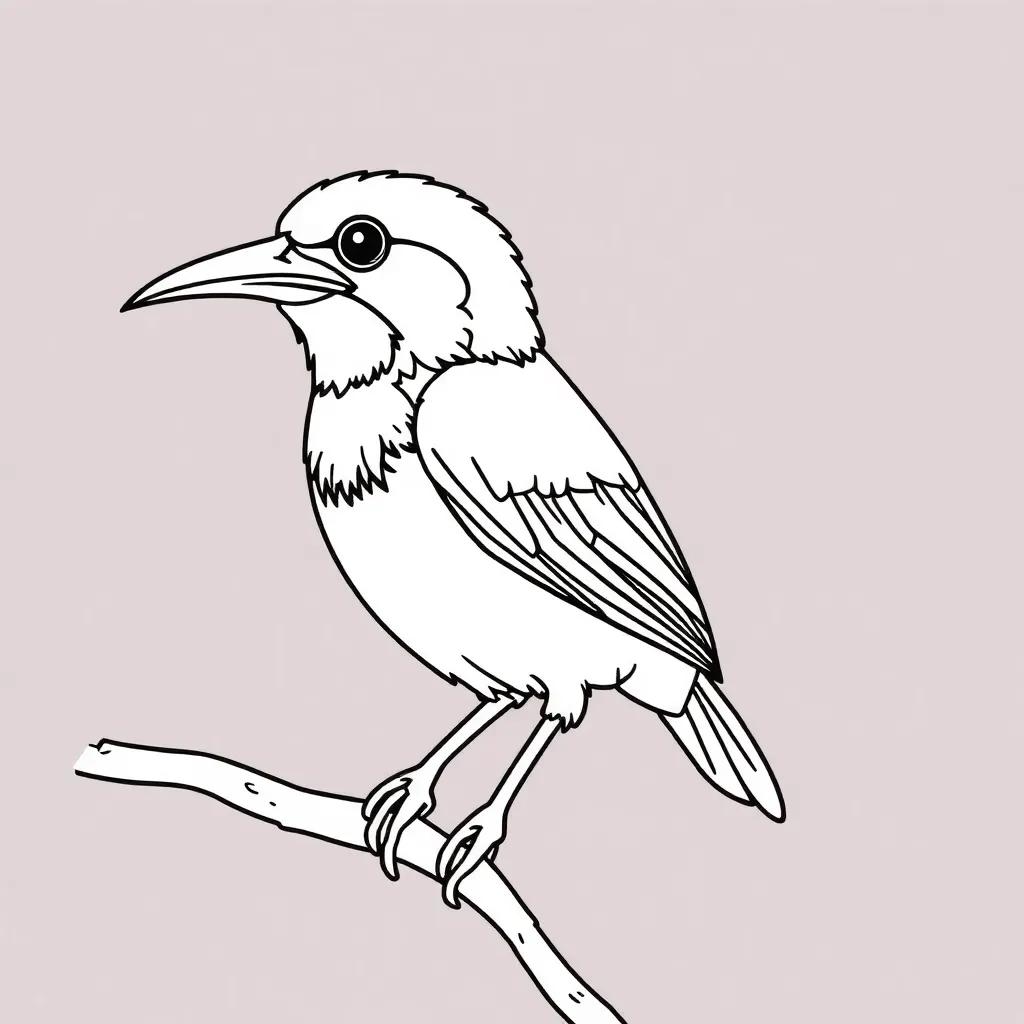 Bird Printable Coloring Pages