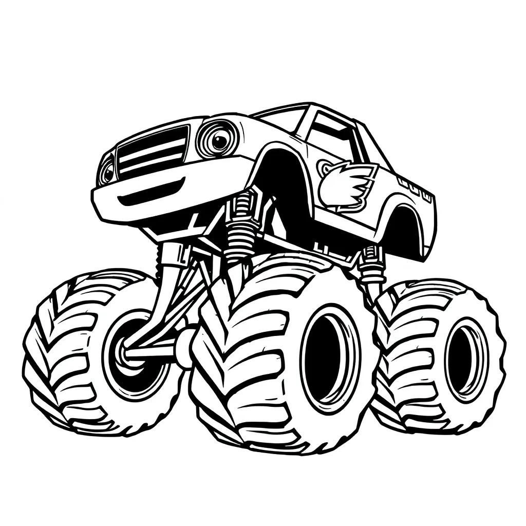 Blaze Monster Truck Coloring Pages
