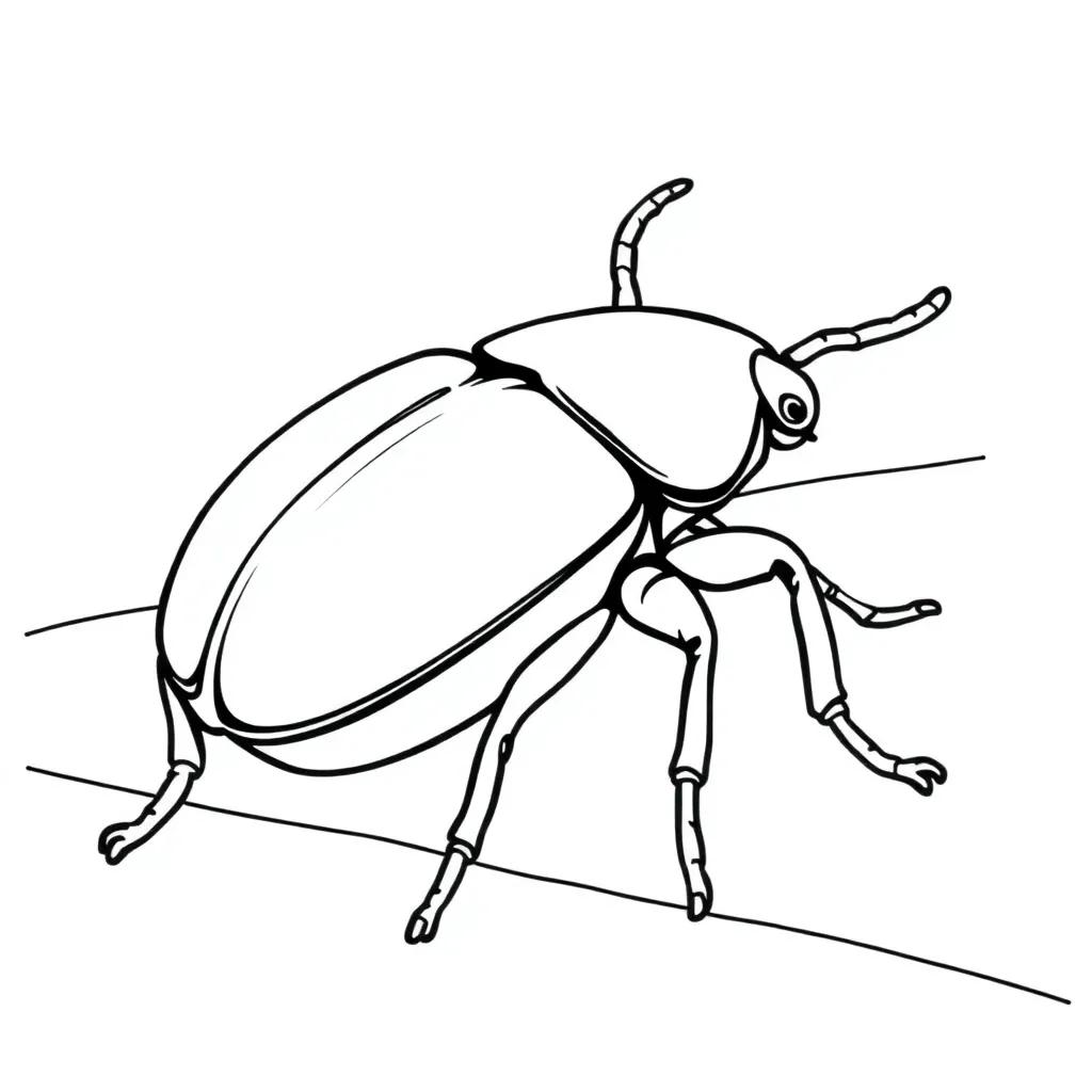 Blue Beetle Coloring Page
