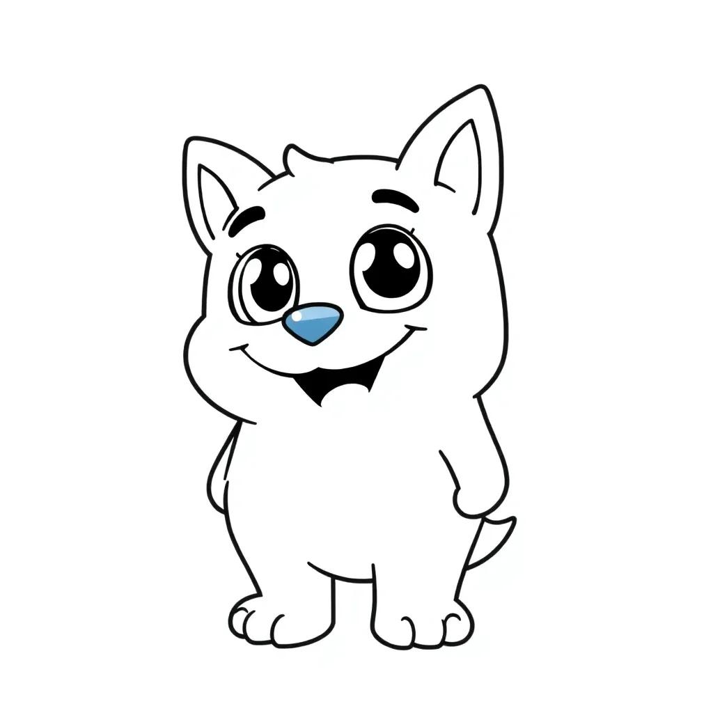 Bluey Character Coloring Pages Bluey Character Coloring Pages
