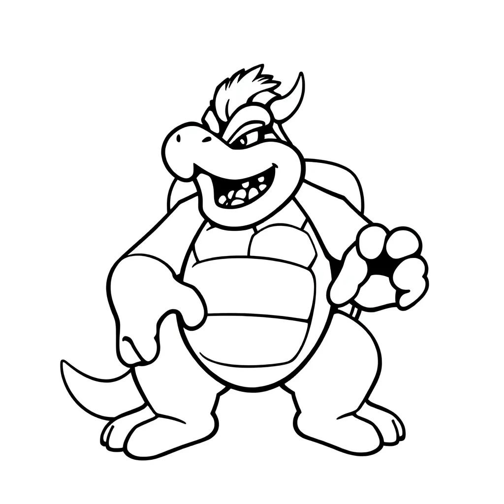 Bowser Jr Coloring Page