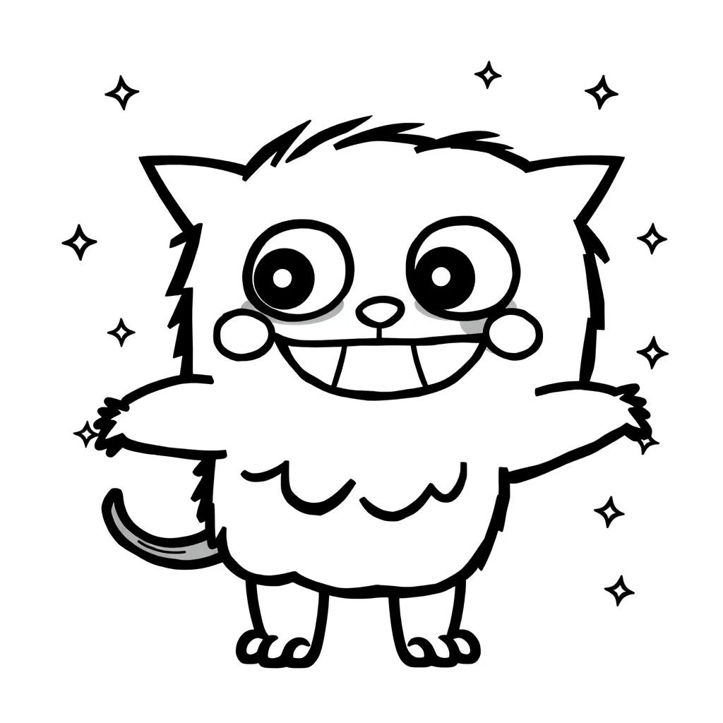 Boxy Boo Coloring Page