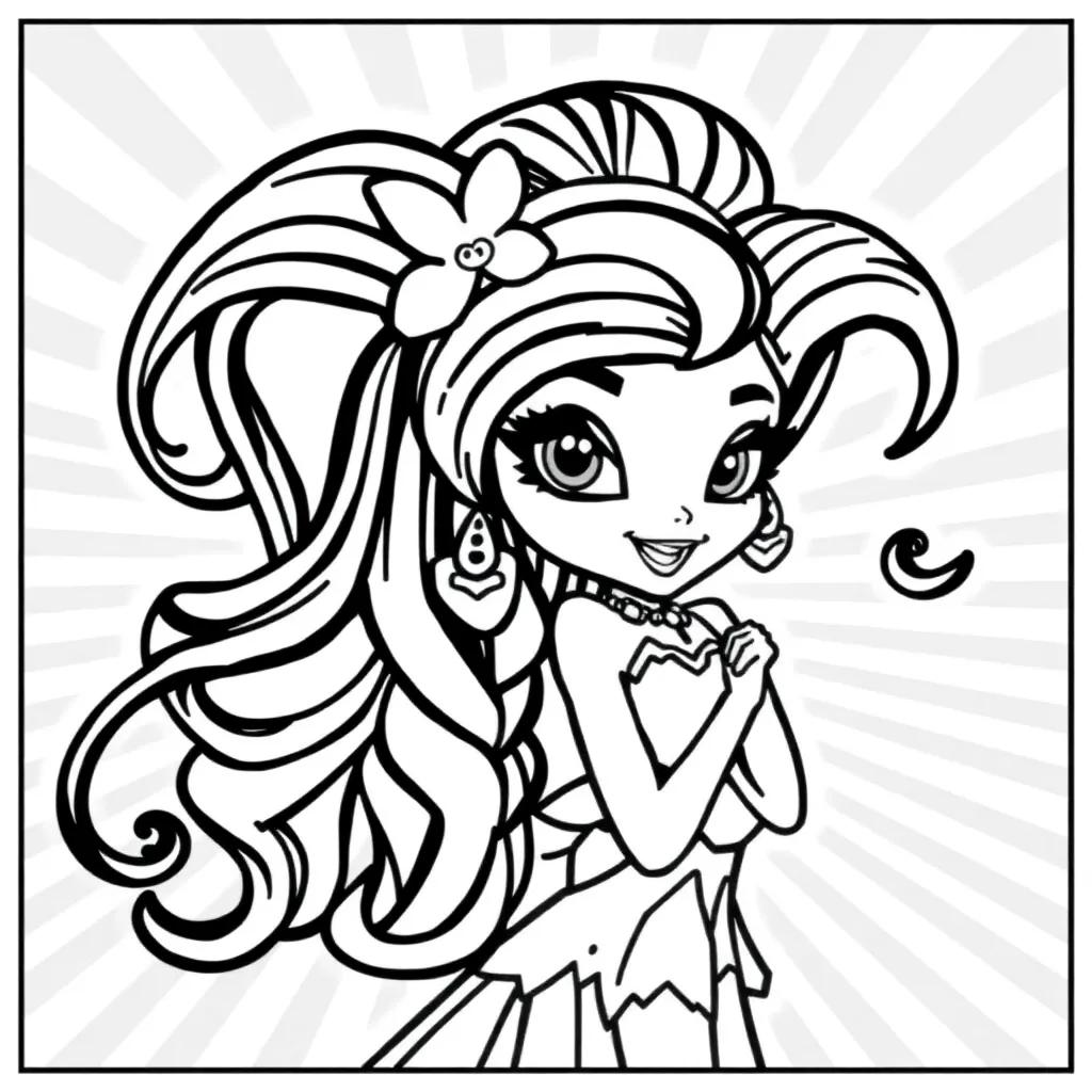 Bratz Yasmin Coloring Pages
