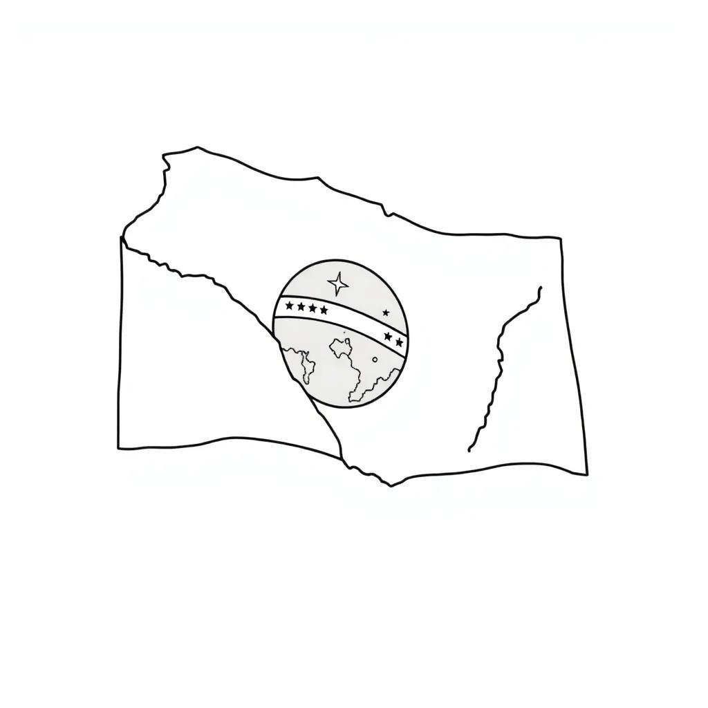 Brazil Flag Coloring Pages