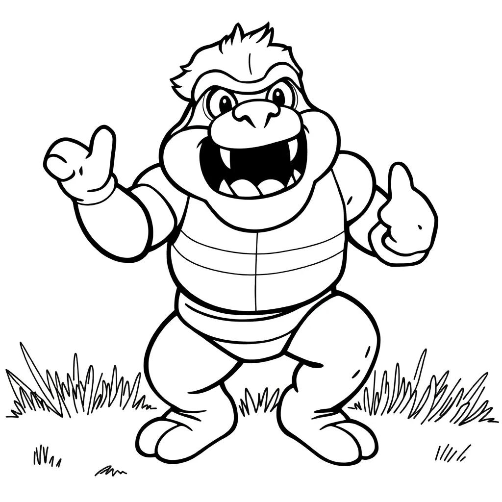 Brutus Buckeye Coloring Page