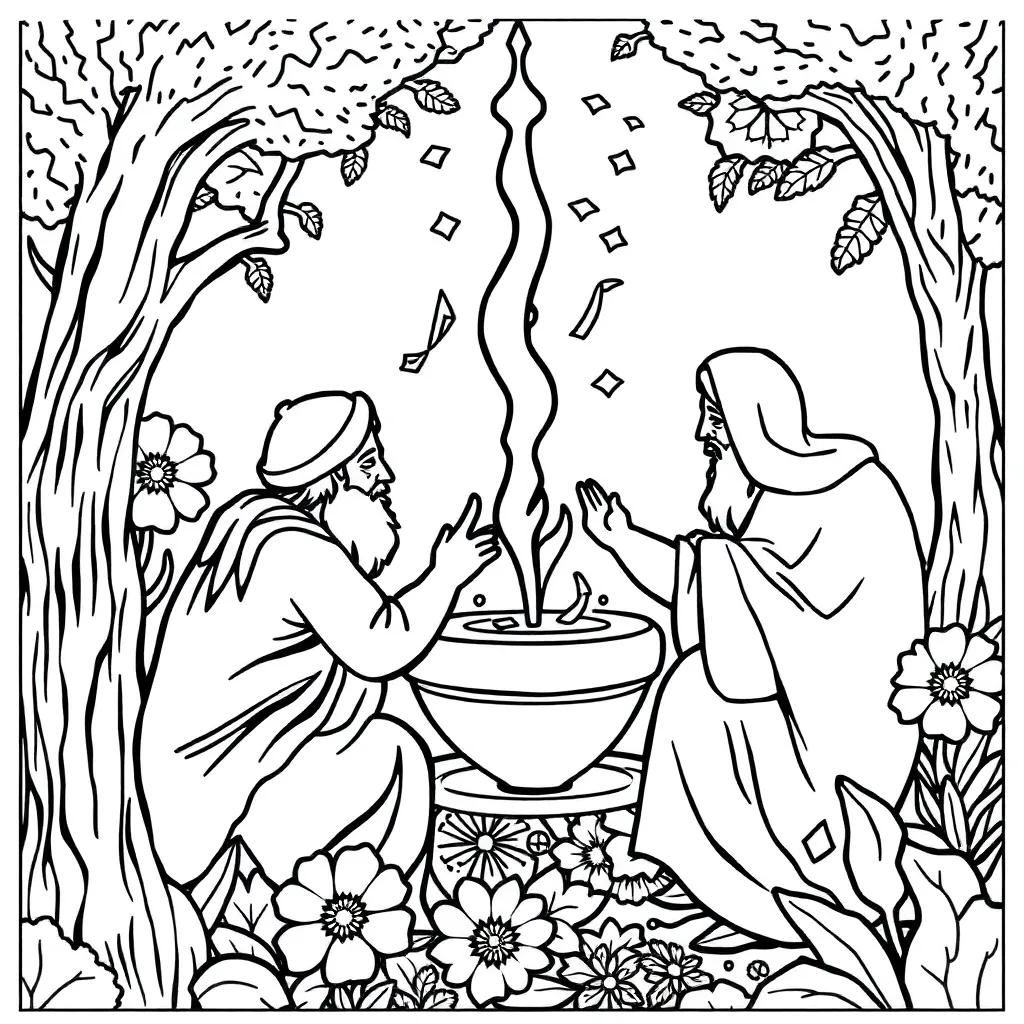 Tu B’shvat Coloring Pages