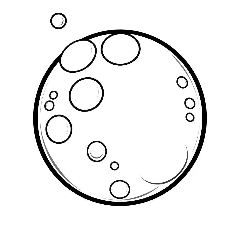 Bubble Skincare Coloring Pages Printable