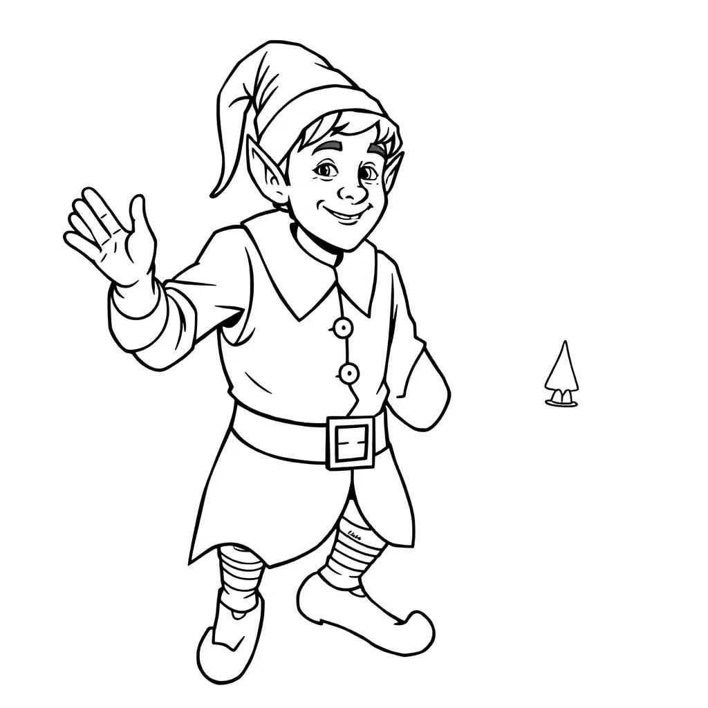 Buddy The Elf Coloring Pages