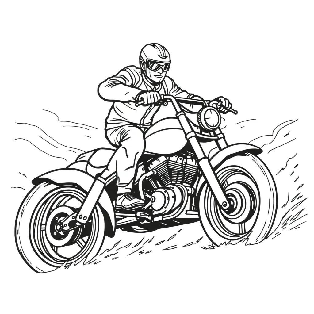 Bull Rider Coloring Pages
