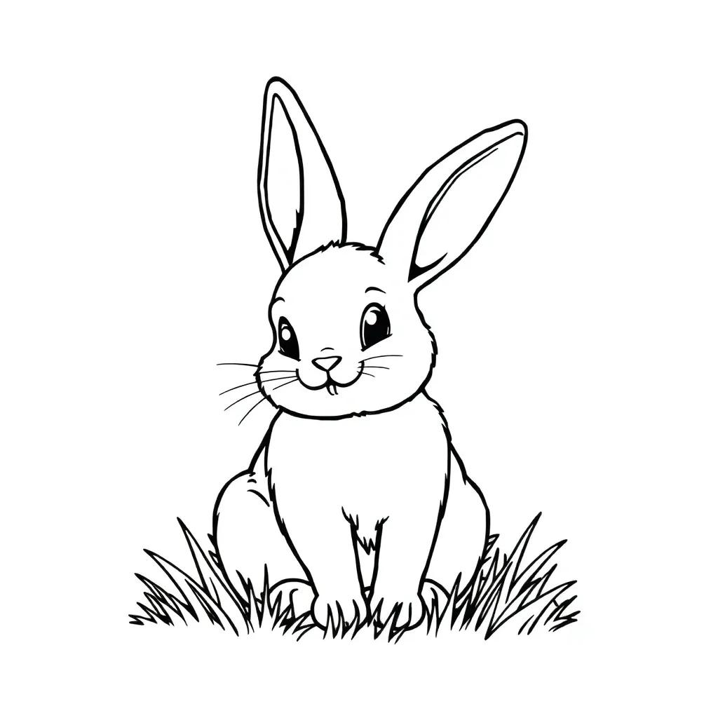 Bunny Coloring Pages Free