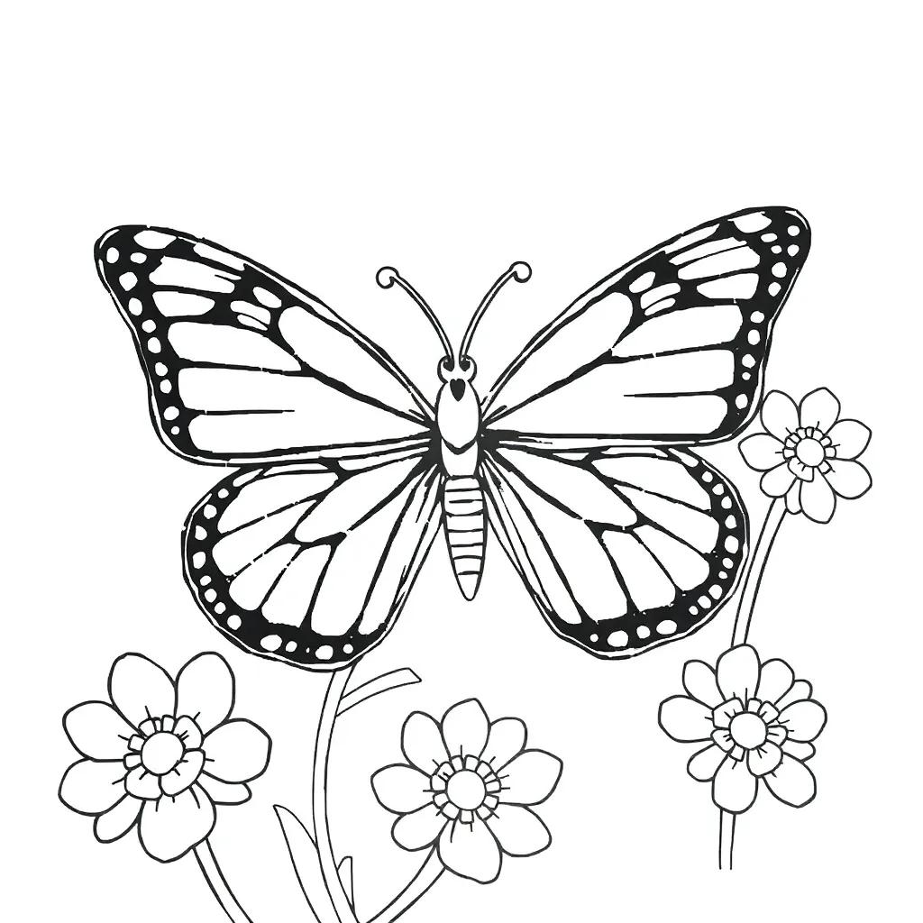 Butterfly Free Printable Coloring Pages